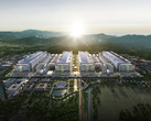 Nella foto, il rendering realizzato da SK hynix del Cluster dei semiconduttori di Yongin.