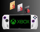 Chip Snapdragon sopra la presunta nuova console Xbox (Fonte: Qualcomm, Asus, Microsoft Gaming con modifiche)