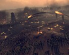 Un'immagine che mostra un assedio in Total War: Attila, ora scontato del 55% su Steam.