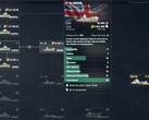 World of Warships 12.3, albero tecnologico britannico che mostra i sottomarini (Fonte: Own)