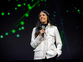 La CEO di Xbox Asha Sharma durante una presentazione di Xbox.