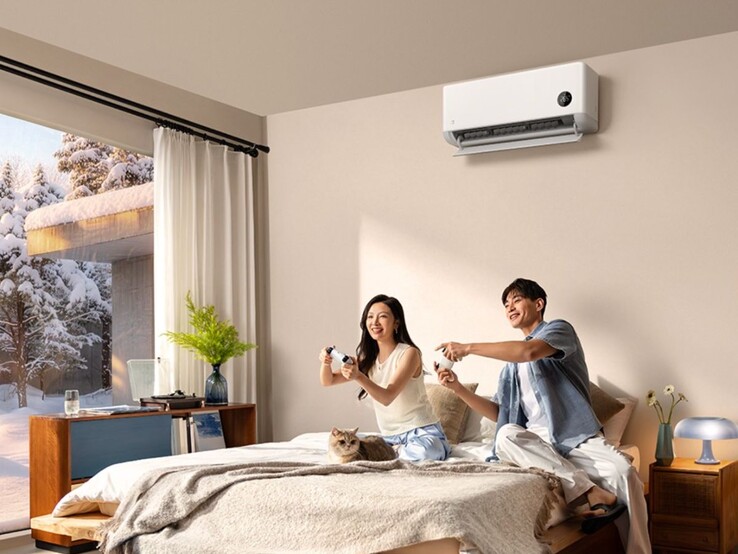 Il condizionatore d'aria domestico Xiaomi Mijia ha un flusso d'aria potente oltre 1,5 CV