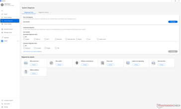 Funzioni di diagnostica del sistema