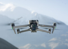 DJI dovrebbe presentare l&#039;Air 3S tra poco più di due settimane. (Fonte immagine: @Quadro_News)