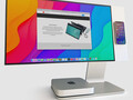 Il NexMonitor è compatibile anche con i PC desktop, come il Mac mini. (Fonte: Nex Computer)