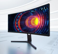 Il Redmi Curved Monitor 30&quot; ha un supporto regolabile. (Fonte immagine: Xiaomi)