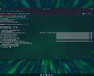 Il desktop di CachyOS 241221 con la finestra CLI (Fonte immagine: CachyOS)