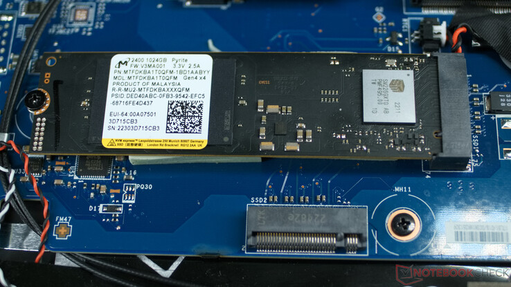 SSD NVMe e slot M.2 libero (ma inutilizzabile)