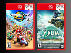 Prezzi dei giochi per Nintendo Switch 2 (Fonte: Best Buy, Nintendo of America con modifiche)