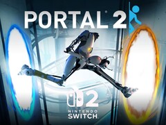 Viene mostrato l'artwork di Portal 2 con il logo Switch 2 (Fonte: Nintendo of America con modifiche)