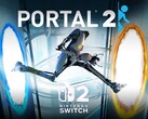 Viene mostrato l'artwork di Portal 2 con il logo Switch 2 (Fonte: Nintendo of America con modifiche)
