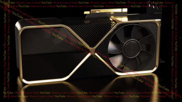 Rendering di Nvidia Titan Ada (immagine via Moore's Law is Dead)