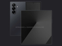 Galaxy Z Fold7 potrebbe non ricevere un display da 8,2 pollici, come sostenuto da un precedente rapporto. (Fonte: Android Headlines & OnLeaks)