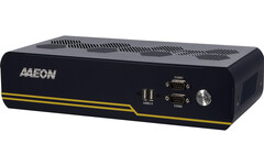 L'ultima offerta di Aaeon vanta una grafica dedicata e quattro porte Ethernet. (Fonte: TechPowerUp)