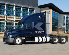 Amogy presenta il primo camion a emissioni zero del mondo alimentato ad ammoniaca (Immagine: Amogy)
