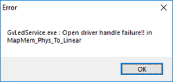 Assicuratevi di disabilitare i driver Windows altrimenti appare questo messaggio