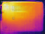 Temperature lato inferiore con computer inattivo