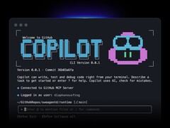 Interfaccia CLI di GitHub Copilot in esecuzione in una finestra di terminale.