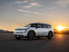 La Kia EV9 Nightfall Edition 2026 sarà in vendita negli Stati Uniti nei prossimi mesi. (Fonte: Kia)