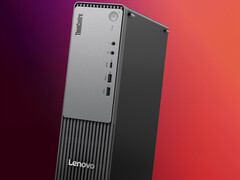 Il ThinkCentre neo 55s Gen 6 parte da 479 dollari. Nella foto: un&#039;immagine promozionale del PC SFF. (Fonte immagine: Lenovo - modificata)