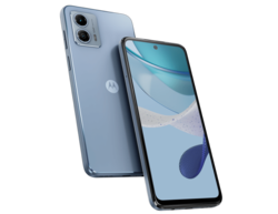 Motorola Moto G53 in rosa e argento