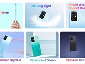 Lo smartphone Oscal Tiger 10 (Fonte: Blackview)