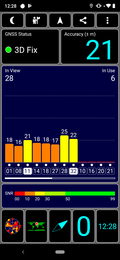 GPS Test accanto ad una finestra