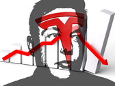 Rappresentazione di un diagramma della Tesla di Musk