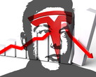 Rappresentazione di un diagramma della Tesla di Musk