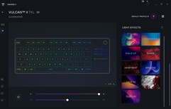 Software della tastiera Turtle Beach Vulcan II TKL Impostazioni di illuminazione RGB