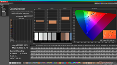 ColorChecker prima della calibrazione