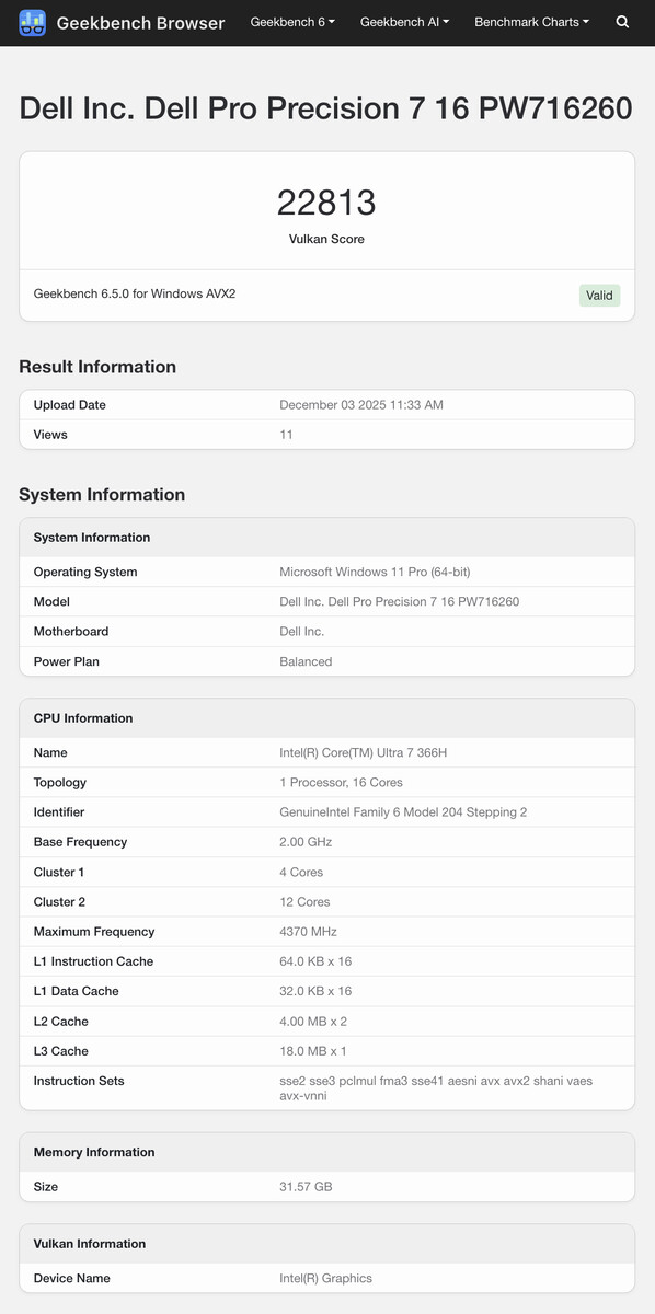 (Fonte: Geekbench)
