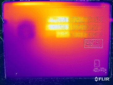 Test di sollecitazione delle temperature di superficie (in basso)