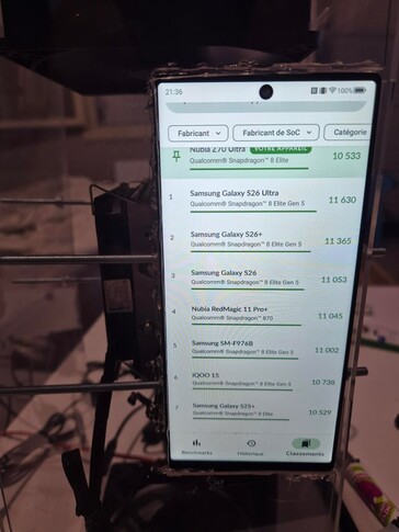 Lo Z70 Ultra modificato in una classifica 3DMark senza nome