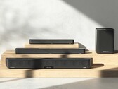 La famiglia Sennheiser Ambeo con tre soundbar e un subwoofer wireless (Fonte: Sennheiser)