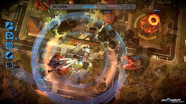 Nella foto: Una schermata di gameplay di Anomaly: Warzone Earth.