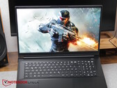 Il display dell'XMG Apex 17 (M25)