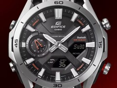 Gli orologi Edifice ECB-2300D di Casio (nella foto ECB-2300D-1A) saranno distribuiti in Europa. (Fonte: Casio)