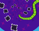 Deep Snake ha una grafica colorata e trippeggiante, in netto contrasto con l'originale Snake del 1997. (Fonte: Steam)