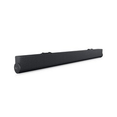 La Soundbar Dell Slim Conferencing si attacca magneticamente alla parte inferiore di un monitor compatibile. (Tutte le immagini via Dell)