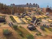 Un po' di gameolay di AoE IV. (Fonte: Microsoft via NVIDIA)
