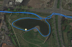 GPS Test: Meizu X8 – Pedalata intorno al lago