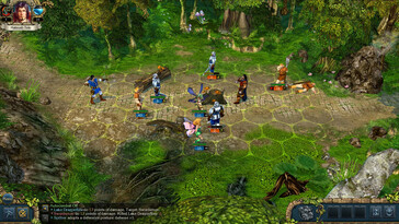 Nella foto: uno screenshot del gameplay tratto da King's Bounty: The Legend.