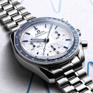 L'Omega Speedmaster Milano Cortina 2026 è dotato di un bracciale in acciaio spazzolato con sistema di regolazione a sgancio comfort di Omega (fonte: Omega)