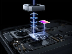 Il OnePlus 16 potrebbe essere dotato della fotocamera con teleobiettivo a periscopio Samsung HP5. Nella foto: un rendering interno delle unità della fotocamera di OnePlus 15.