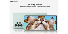 Il Galaxy A73. (Fonte: Samsung)