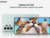 Il Galaxy A73. (Fonte: Samsung)