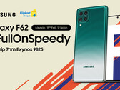 Il Samsung Galaxy F62 è ora disponibile per l'acquisto in India (immagine via Samsung)