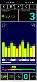 Segnale GPS all'aperto