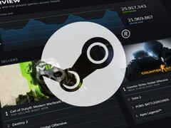 Banner dei giochi più venduti su Steam (fonte: Steam)